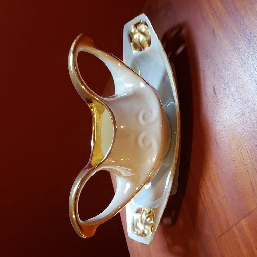 Pearl China - 22K gold - sugar bowl